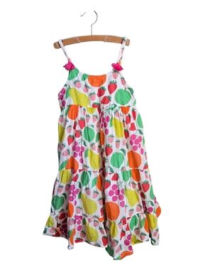 Mini Boden Fruit Summer Light Weight Dress Sz 6/7